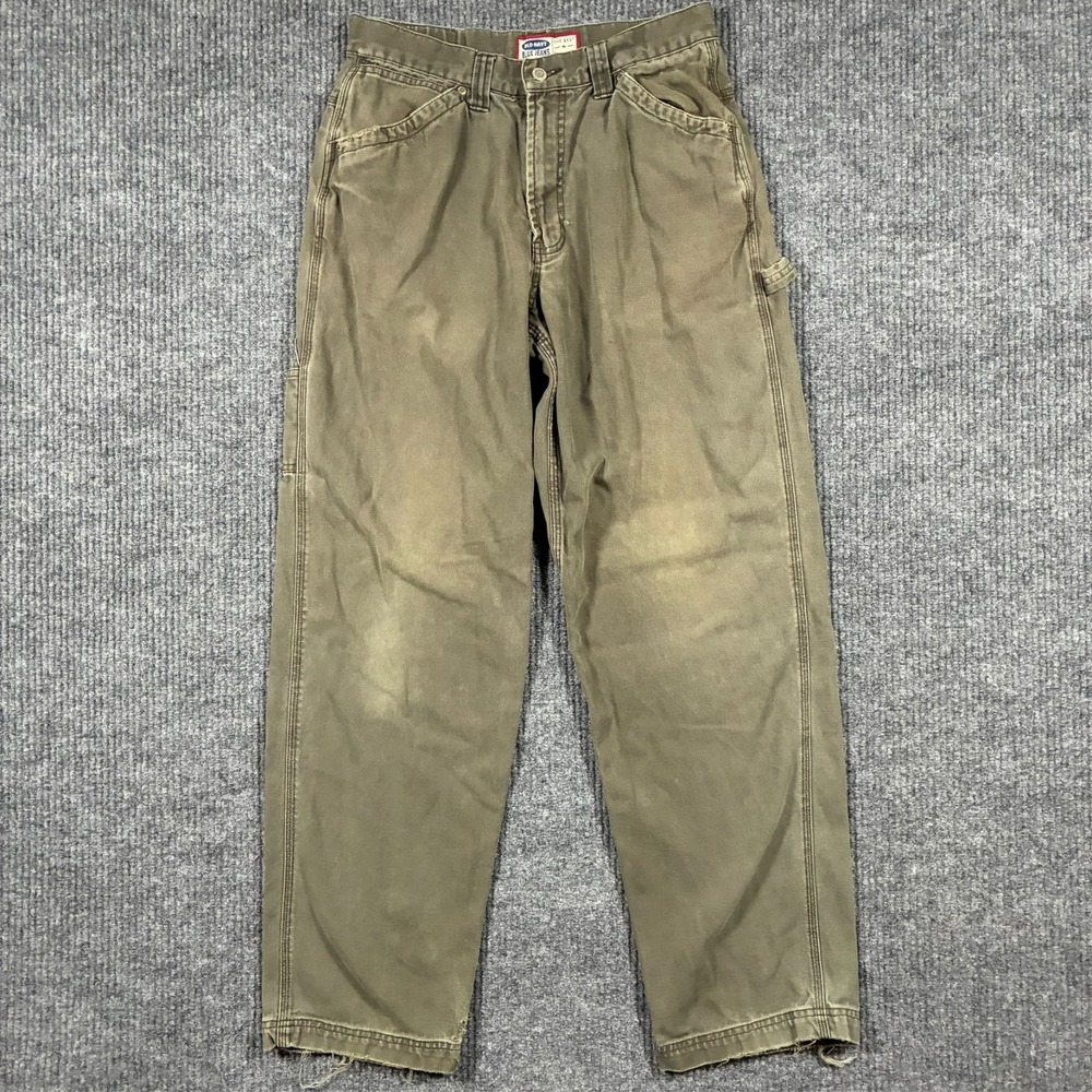 Old Navy Blue Jeans Mens Olive Carpenter Pants‎ 31 Regular Utility Workwear
